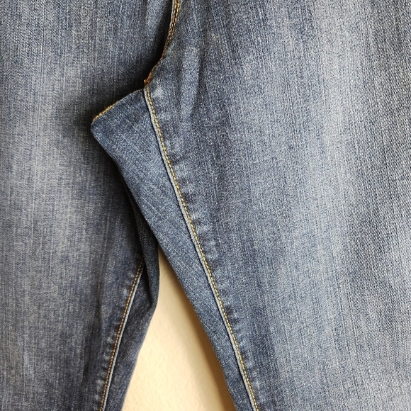 Lands End Womens Midrise Slim Ankle Crop Jeans-Size 14 - Picture 3 of 10